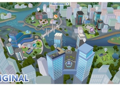 San Myshuno Map Override by Menaceman44 at Mod The Sims