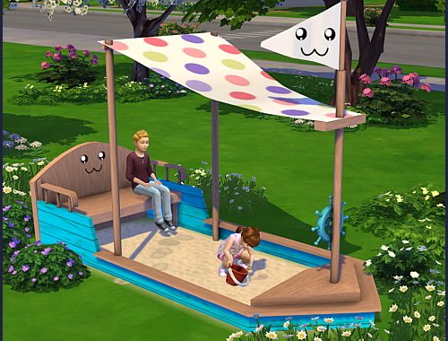 Sandbox sailboat at CappusSims4You