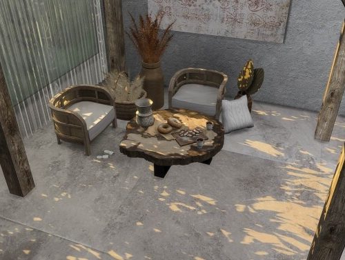 Sandstone tile set at Simspiration Builds