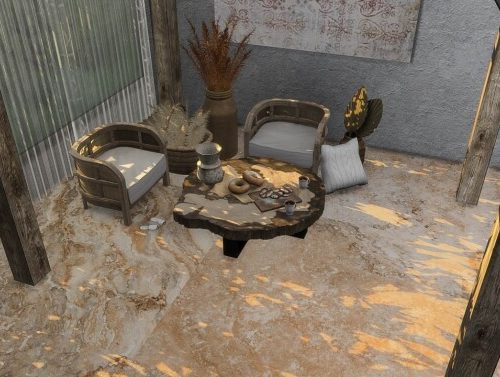 Sandstone tile set at Simspiration Builds