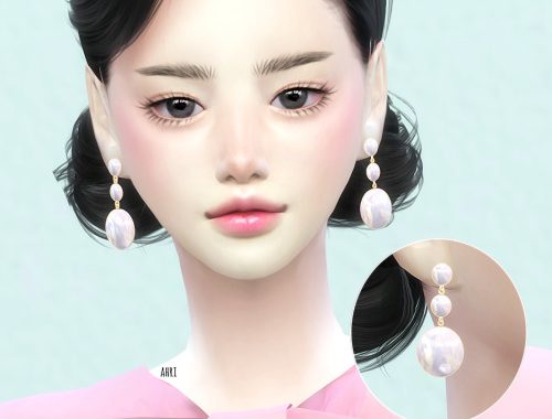 Sapphire Earrings at Ahri Sim4