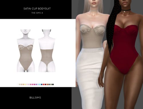 Satin Cup Bodysuit