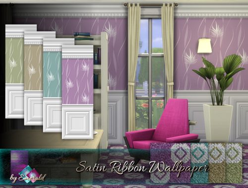 Satin Ribbon Wallpaper