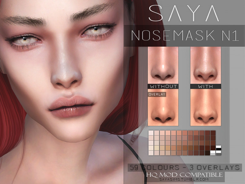 SayaSims - Nosemask N1 - The Sims 4 Catalog