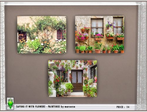 Saying it with Flowers - Paintings by marcorse