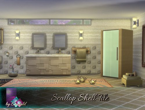 Scallop Shell Tile