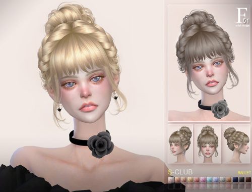 sclub ts4 hair Ballet n51