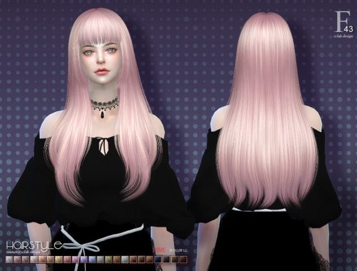 sclub ts4 hair Hime n43