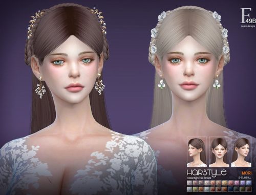 sclub ts4 hair Mori n49B