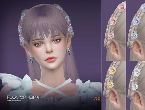 sclub_ts4_hair_n49_ flower hairpin