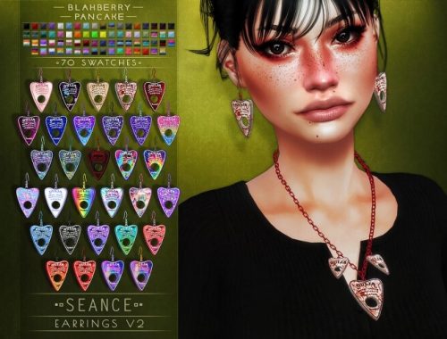 Seance necklace & earrings at Blahberry Pancake