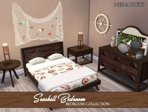 Seashell Bedroom Collection {MESH REQUIRED}