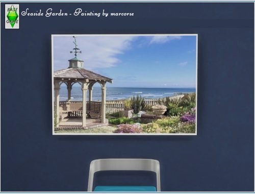 Seaside Garden - Painting by marcorse