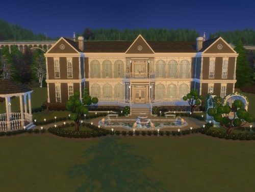Seaside manor by Augustas at Mod The Sims