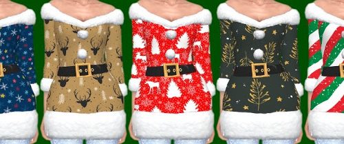 Seasons Christmas Dress Recolors at Annett’s Sims 4 Welt