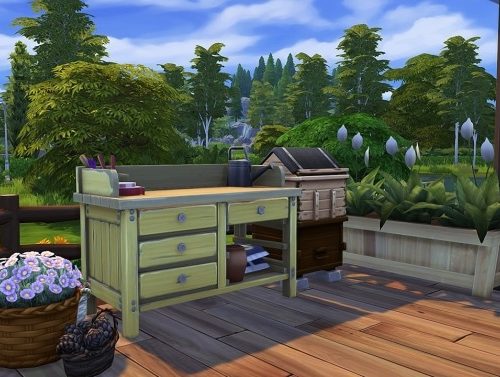SECRET WITCH’S TRAILER at Aveline Sims