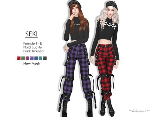 SEKI - Plaid Cargo Pants