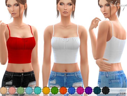 Self-Tie Cropped Cami
