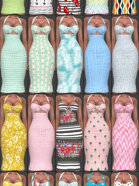 Sentate Dresses Recolors Part 1 at Annett’s Sims 4 Welt