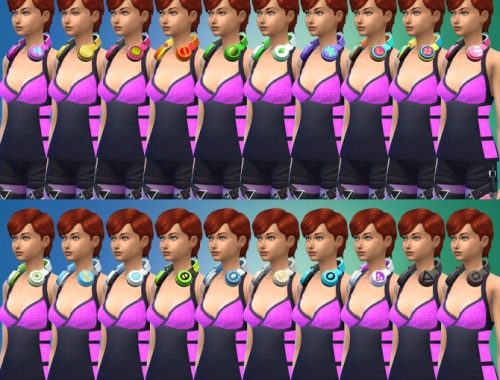 Seperated DJ Headphones and Shirts by endermbind at Mod The Sims