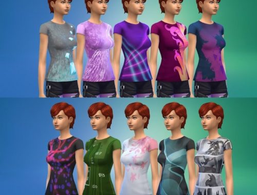 Seperated DJ Headphones and Shirts by endermbind at Mod The Sims
