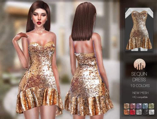 Sequin Dress BD158