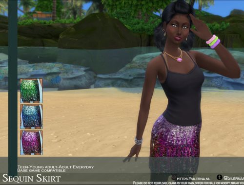 Sequin Skirt