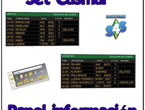 Set Casmar for train stations at Nefertari 13