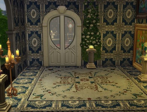 Set of Floor Antique Vintage Patterns at Anna Quinn Stories