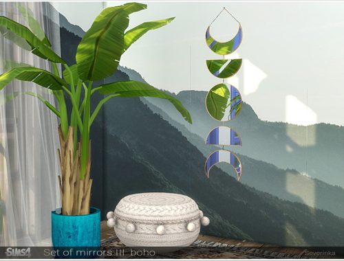 Set of Mirrors III Boho