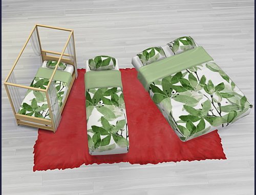 Set Paris Mattress at CappusSims4You