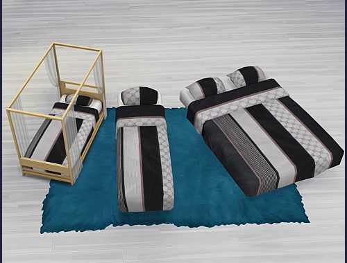 Set Paris Mattress at CappusSims4You