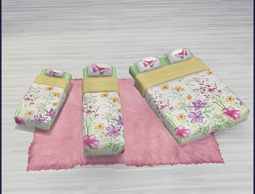Set Paris Mattress at CappusSims4You