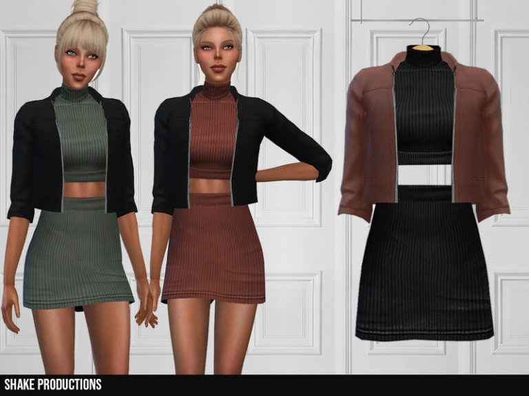 ShakeProductions 333 - Dress With Jacket - The Sims 4 Catalog