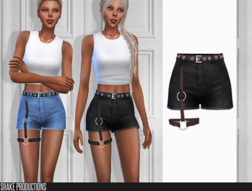 ShakeProductions Post Apocalyptic - 01 Denim Shorts