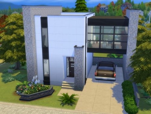 Sharp and Sleek house by Vulpus at Mod The Sims