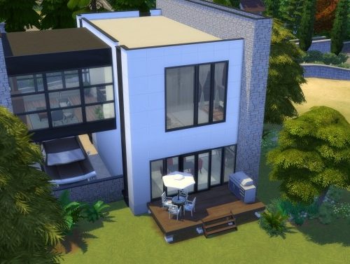Sharp and Sleek house by Vulpus at Mod The Sims
