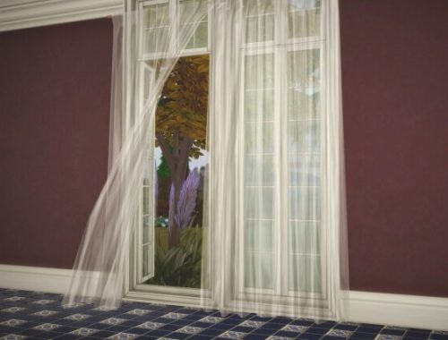 Sheer curtains by Pocci at Garden Breeze Sims 4