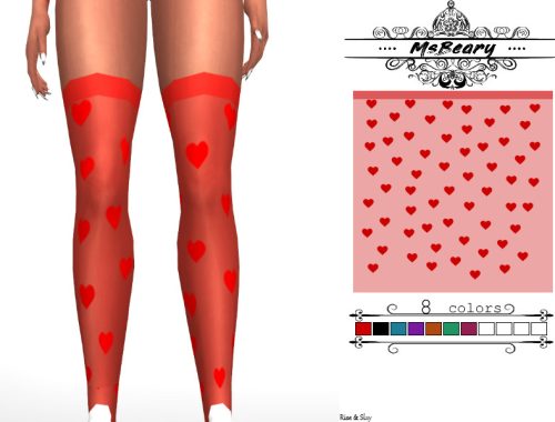 Sheer Heart Stockings