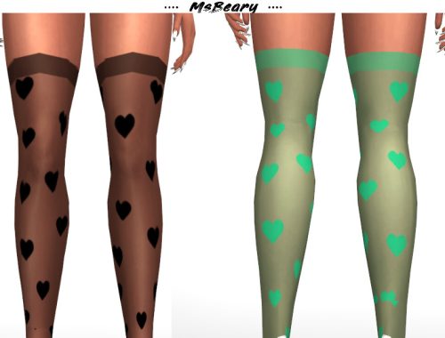 Sheer Heart Stockings