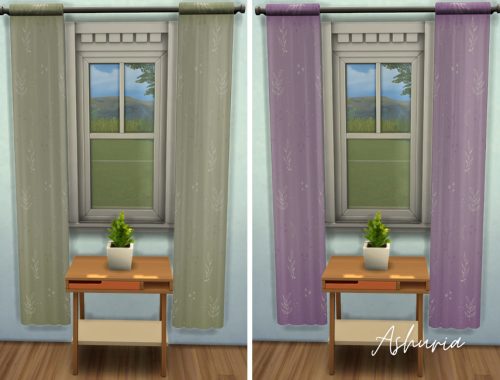 Sheer Pastel Curtains