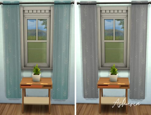 Sheer Pastel Curtains