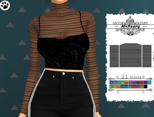 Sheer Stripped Shirt