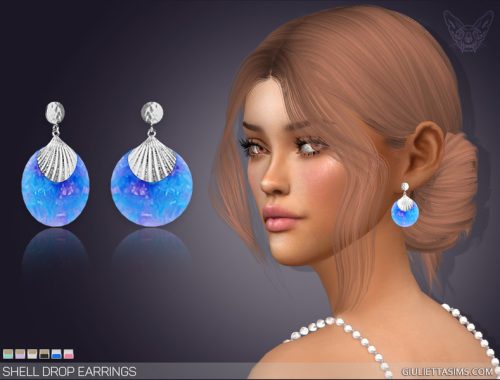 Shell Drop Earrings