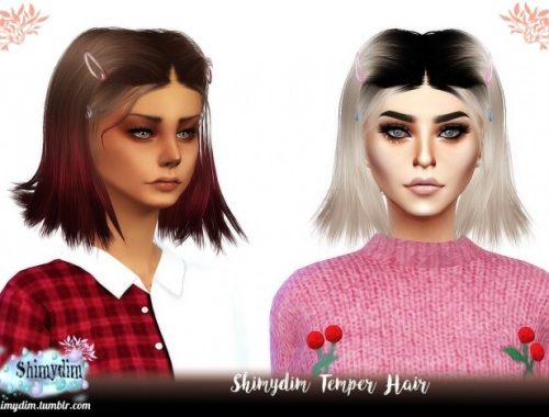 Shimydim Temper Hair + Ombre + DarkRoots at Shimydim Sims