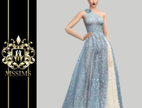 SHINING TULLE GOWN (P) at MSSIMS