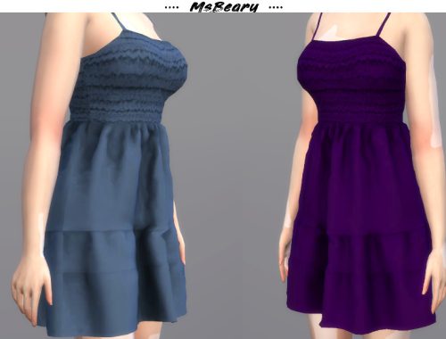 Shirred Cami Sundress