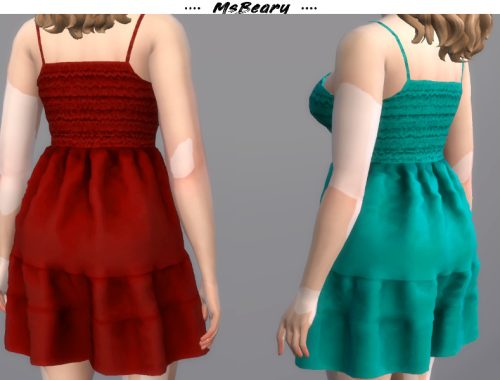 Shirred Cami Sundress
