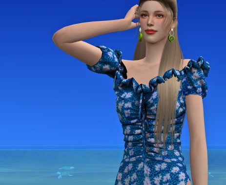Shirring Offshoulder Monokini at Kiro