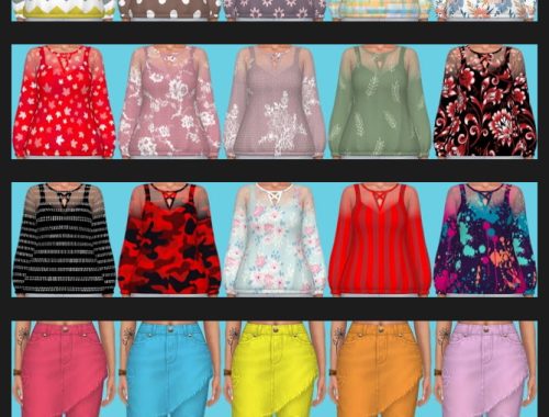 Shirt & Jeans Nr. 2 at Annett’s Sims 4 Welt